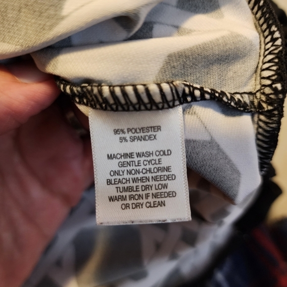 WHBM White House Black Market Geometric Print Tunic Women's Small S Sleeveless - Picture 7 of 8